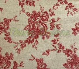 PŁÓTNO CZERWONE RÓŻE