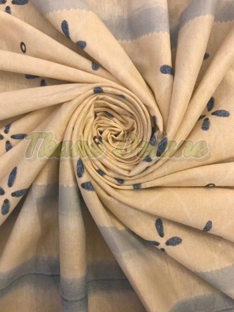 KUPON- JERSEY NIEBIESKIE PAISLEY 170 x 445 cm KUPON- JERSEY NIEBIESKIE PAISLEY 170 x 445 cm