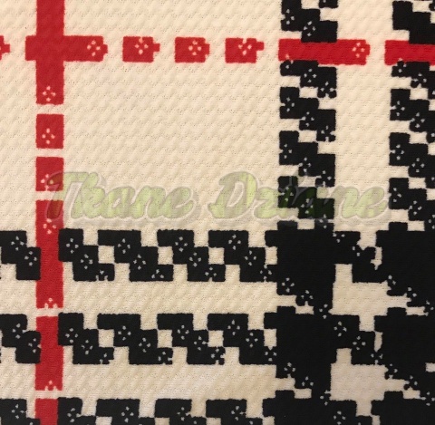 DZIANINA SUKIENKOWA KRATKA