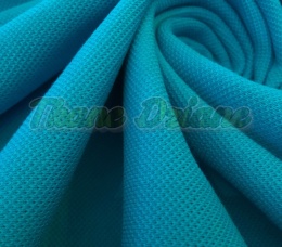 DZIANINA PIQUE TURKUSOWA 216 cm szerokości