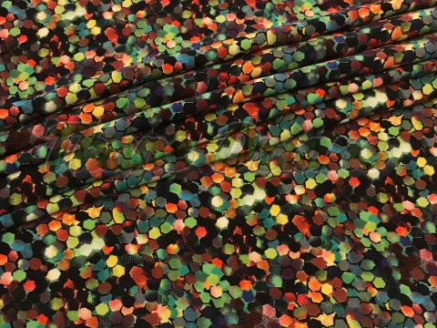 WISKOZA TKANINA HEKSAGONY