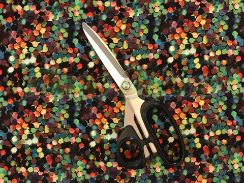 WISKOZA TKANINA HEKSAGONY