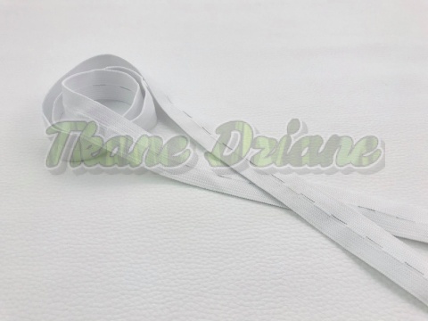 GUMA DZIANA BIAŁA Z DZIURKĄ 20 mm