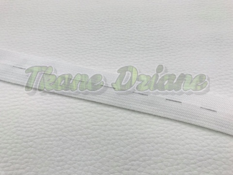 GUMA DZIANA BIAŁA Z DZIURKĄ 20 mm