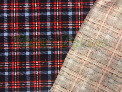 JERSEY KRATA CZERWONO GRANATOWA