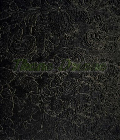 WELUR TŁOCZONY EMBOSSING CZARNY 3m