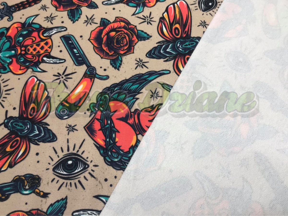 DRESÓWKA PĘTELKA PREMIUM TATTOO DRUK CYFROWY DRESÓWKA PĘTELKA PREMIUM TATTOO DRUK CYFROWY