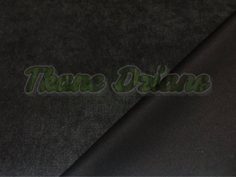 TKANINA WELUROWA ENJOY NEW CZARNA HOME DECOR / ZASŁONOWA