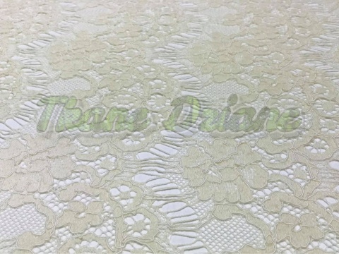 EKSKLUZYWNA KORONKA GIPIUROWA ECRU