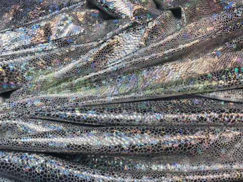LYCRA ŁUSKA SREBRNA HOLOGRAM LYCRA ŁUSKA SREBRNA HOLOGRAM