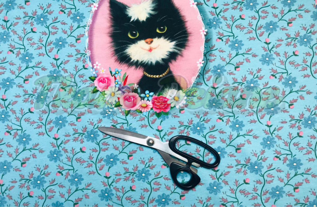 PANEL - JERSEY BAWEŁNIANY PENELOPE CAT by Fiona Hewitt DRUK CYFROWY PANEL - JERSEY BAWEŁNIANY PENELOPE CAT by Fiona Hewitt DRUK CYFROWY