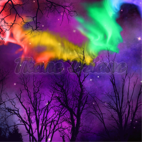PANEL POLIESTER WODOODPORNY FIOLETOWA ZORZA PANEL POLIESTER WODOODPORNY FIOLETOWA ZORZA