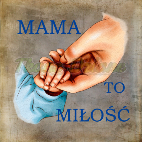 PANEL POLIESTER WODOODPORNY MAMA TO MIŁOŚĆ NA BEŻU DZIEŃ MATKI PANEL POLIESTER WODOODPORNY MAMA TO MIŁOŚĆ NA BEŻU DZIEŃ MATKI