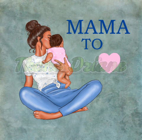 PANEL POLIESTER WODOODPORNY MAMA TO SERCE BRUNETKA NA NIEBIESKIM DZIEŃ MATKI PANEL POLIESTER WODOODPORNY MAMA TO SERCE BRUNETKA NA NIEBIESKIM DZIEŃ MATKI