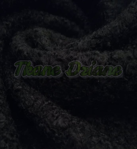 DZIANINA BOUCLE CZARNA DZIANINA BOUCLE CZARNA