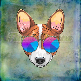 PANEL POLIESTER WODOODPORNY BASENJI TŁO MULTICOLOR