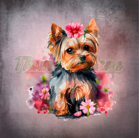 PANEL POLIESTER WODOODPORNY YORK Z KWIATKIEM TŁO PINK PANEL POLIESTER WODOODPORNY YORK Z KWIATKIEM TŁO PINK