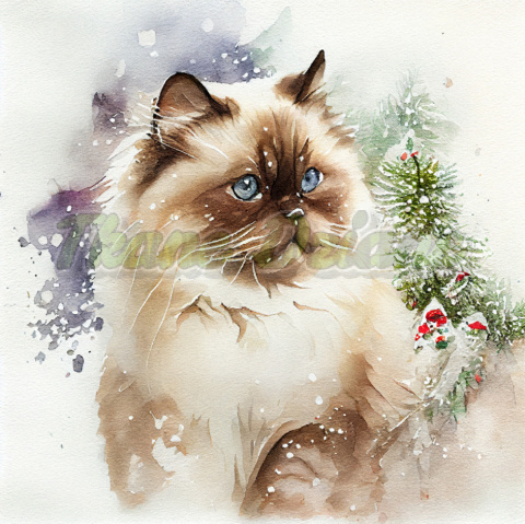 PANEL POLIESTER WODOODPORNY KOT RAGDOLL NR1 PANEL POLIESTER WODOODPORNY KOT RAGDOLL NR1