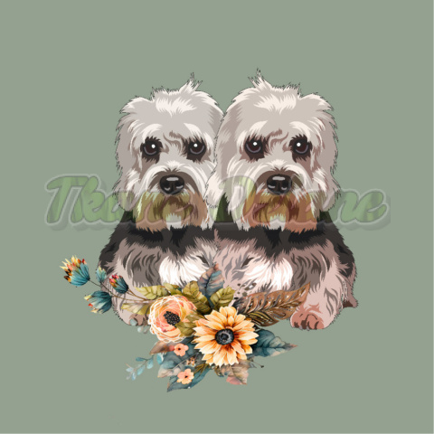 PANEL POLIESTER WODOODPORNY PIES DANDIE DINMONT TERRIER TŁO SZ PANEL POLIESTER WODOODPORNY PIES DANDIE DINMONT TERRIER TŁO SZ