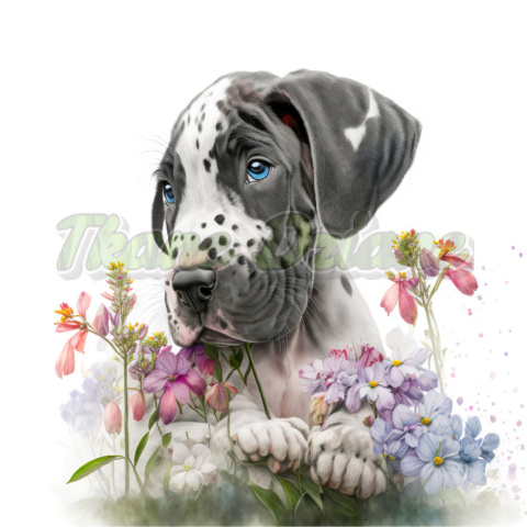 PANEL PORTRET SZCZENIAK DOG NIEMIECKI NR 7 PANEL PORTRET SZCZENIAK DOG NIEMIECKI NR 7