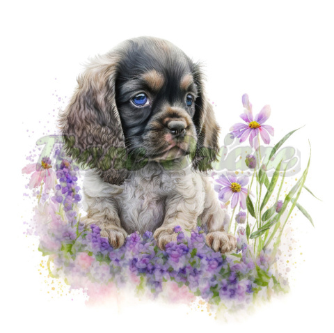 PANEL DRUKOWANY COCKER SPANIEL SZCZENIAK NR 2 PANEL DRUKOWANY COCKER SPANIEL SZCZENIAK NR 2
