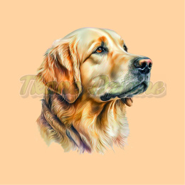 PANEL DRUKOWANY GOLDEN RETRIEVER PORTRET NR 5