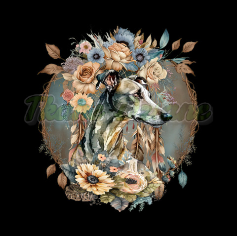 PANEL DRUKOWANY WHIPPET CHART GREYHOUND TRIBAL NR 18 PANEL DRUKOWANY WHIPPET CHART GREYHOUND TRIBAL NR 18