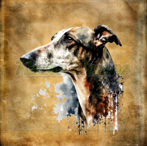 PANEL DRUKOWANY WHIPPET CHART GREYHOUND PORTRET TŁO BEŻ 2 NR 14 PANEL DRUKOWANY WHIPPET CHART GREYHOUND PORTRET TŁO BEŻ 2 NR 14