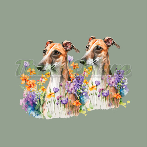 PANEL DRUKOWANY DWA WHIPPET CHART GREYHOUND TŁO SZ NR 4 PANEL DRUKOWANY DWA WHIPPET CHART GREYHOUND TŁO SZ NR 4