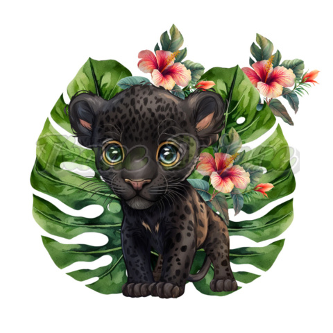 PANEL DRUKOWANY CZARNA PANTERA NR 5