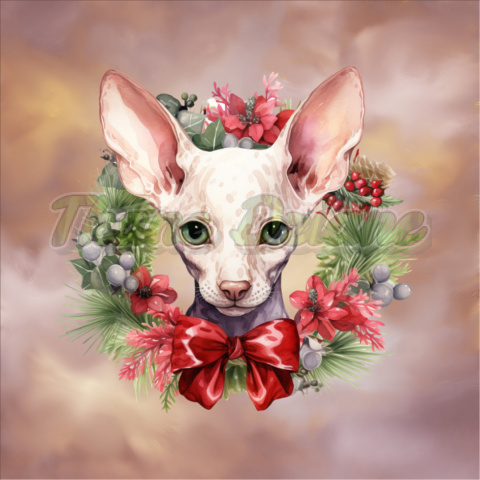 PANEL DRUKOWANY ŚWIĄTECZNE KOTY WIENIEC- CORNISHREX TŁO ZŁR NR 12 PANEL DRUKOWANY ŚWIĄTECZNE KOTY WIENIEC- CORNISHREX TŁO ZŁR NR 12