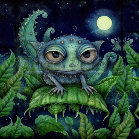 PANEL DRUKOWANY KOSMICZNE ZWIERZĘTA- MAGICZNY LAS NR 11 PANEL DRUKOWANY KOSMICZNE ZWIERZĘTA- MAGICZNY LAS NR 11