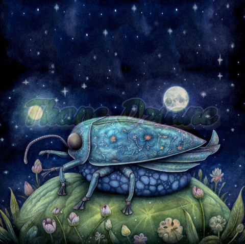PANEL DRUKOWANY KOSMICZNE ZWIERZĘTA- MAGICZNY LAS NR 6 PANEL DRUKOWANY KOSMICZNE ZWIERZĘTA- MAGICZNY LAS NR 6