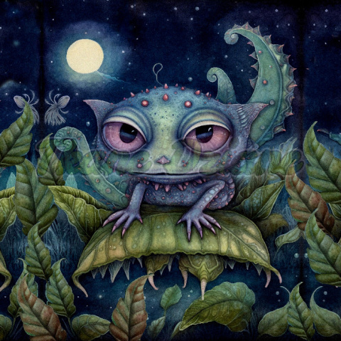 PANEL DRUKOWANY KOSMICZNE ZWIERZĘTA- MAGICZNY LAS NR 7 PANEL DRUKOWANY KOSMICZNE ZWIERZĘTA- MAGICZNY LAS NR 7