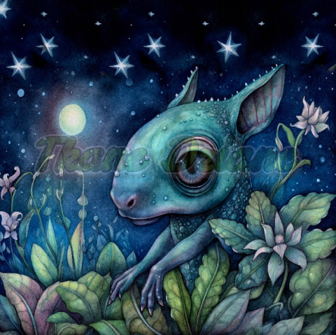PANEL DRUKOWANY KOSMICZNE ZWIERZĘTA- MAGICZNY LAS NR 8 PANEL DRUKOWANY KOSMICZNE ZWIERZĘTA- MAGICZNY LAS NR 8