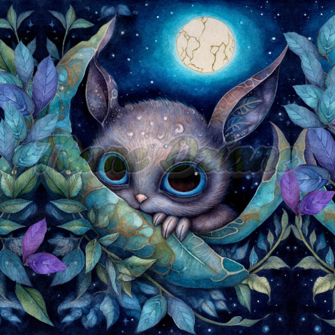 PANEL DRUKOWANY KOSMICZNE ZWIERZĘTA- MAGICZNY LAS NR 9 PANEL DRUKOWANY KOSMICZNE ZWIERZĘTA- MAGICZNY LAS NR 9