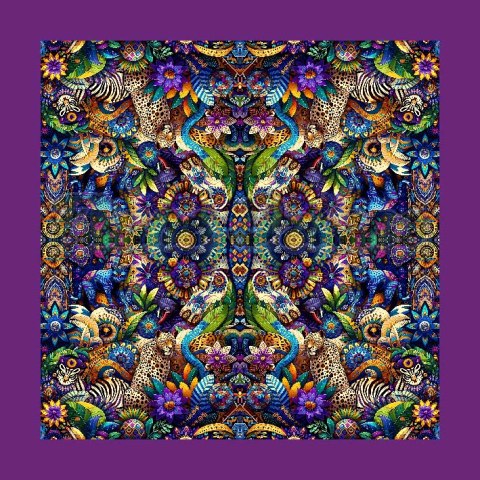 PANEL DRUKOWANY SATYNA ARMANI APASZKA ABSTRAKCJA FIOLETOWA RAMKA NR 14 PANEL DRUKOWANY SATYNA ARMANI APASZKA ABSTRAKCJA FIOLETOWA RAMKA NR 14