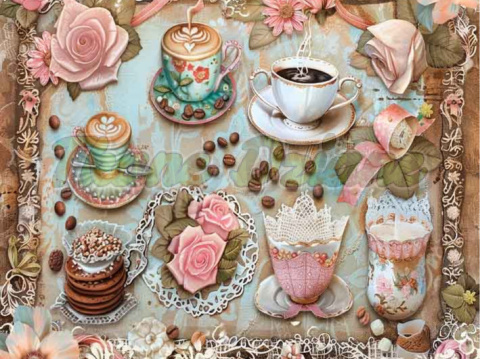 PANEL DRUKOWANY VICTORIAN PARTY CAFFEE / TEA CUP NR 12