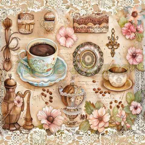 PANEL DRUKOWANY VICTORIAN PARTY CAFFEE / TEA CUP NR 6 PANEL DRUKOWANY VICTORIAN PARTY CAFFEE / TEA CUP NR 6