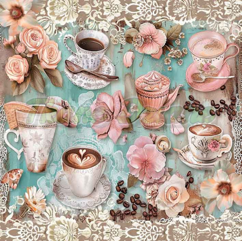 PANEL DRUKOWANY VICTORIAN PARTY CAFFEE / TEA CUP NR 9 PANEL DRUKOWANY VICTORIAN PARTY CAFFEE / TEA CUP NR 9