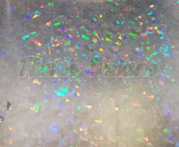 HOLOGRAM - FOLIA TRANSPARENTNA confetti 1m