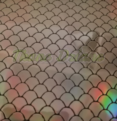 Ekoskóra HOLOGRAM ŁUSKA STARE ZŁOTO PU 1m Ekoskóra HOLOGRAM ŁUSKA STARE ZŁOTO PU 1m