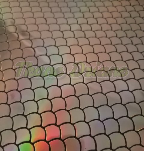 Ekoskóra HOLOGRAM ŁUSKA STARE ZŁOTO PU 1m Ekoskóra HOLOGRAM ŁUSKA STARE ZŁOTO PU 1m