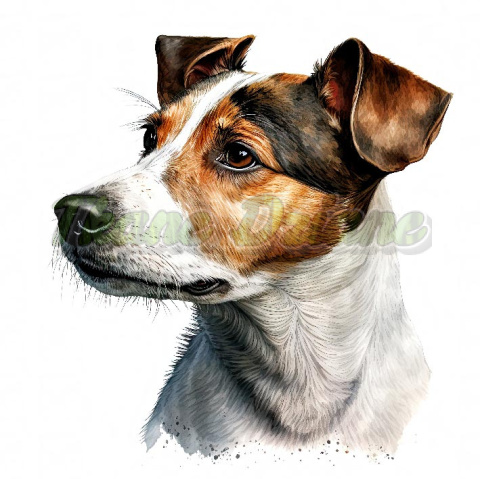 PANEL DRUKOWANY JACK RUSSEL TŁO BIAŁE NR 10 PANEL DRUKOWANY JACK RUSSEL TŁO BIAŁE NR 10