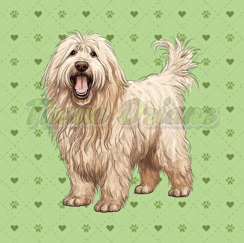 PANEL DRUKOWANY KOMONDOR TŁO ŁAPKI ZIELONE NR 3 PANEL DRUKOWANY KOMONDOR TŁO ŁAPKI ZIELONE NR 3