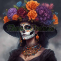 PANEL DRUKOWANY HALLOWEEN LADY CATRINA NR 4