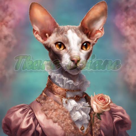 PANEL DRUKOWANY KOT CORNISH REX ARYSTOKRATA NR 7 PANEL DRUKOWANY KOT CORNISH REX ARYSTOKRATA NR 7