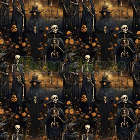 TKANINA DRUKOWANA HALLOWEEN NR 10 TKANINA DRUKOWANA HALLOWEEN NR 10