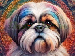 PANEL DRUKOWANY SHIH TZU NR 17