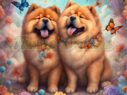 PANEL DRUKOWANY DWA CHOW CHOW NR 26